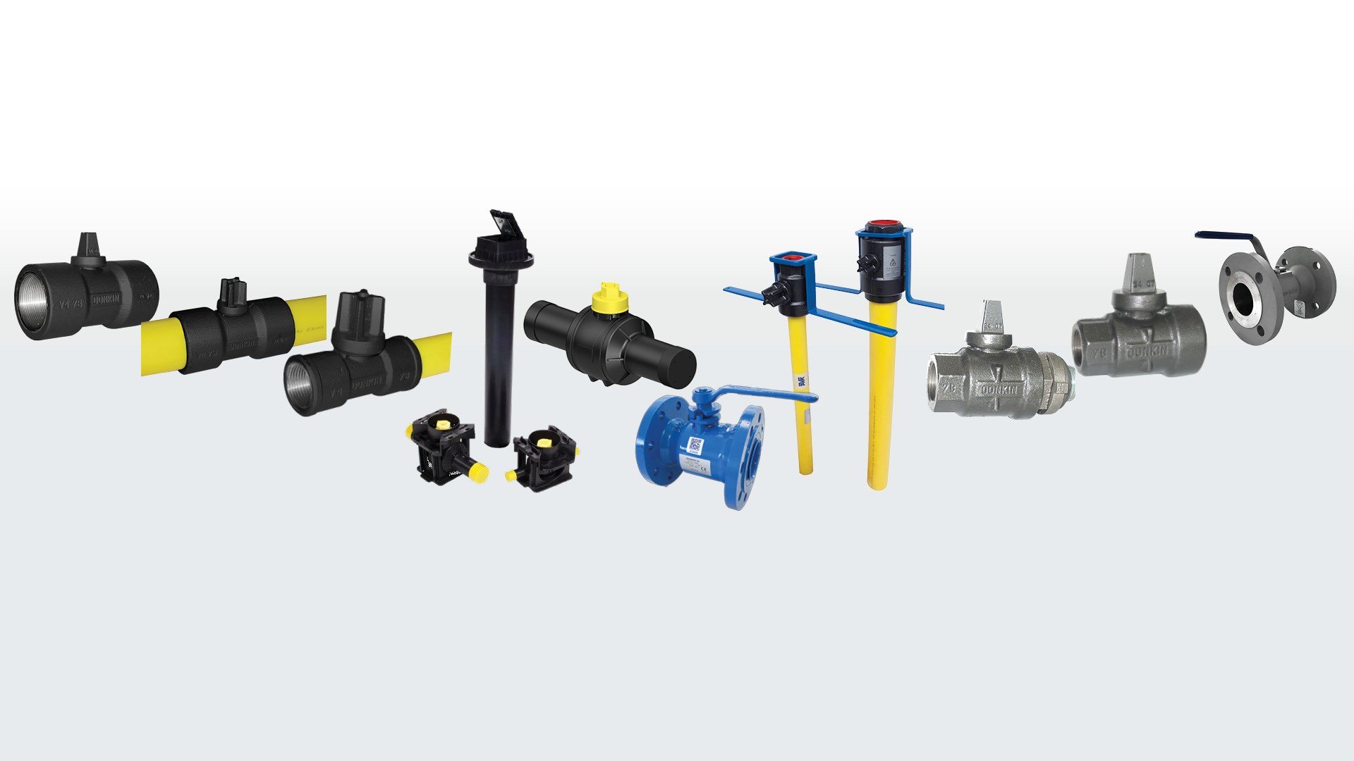 AVK Donkin ball valves for gas pipelines and networks