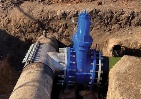 AVK Syddal repair tee for gas pipelines