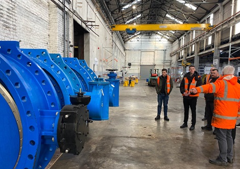 Butterfly valve training at Kilmarnock