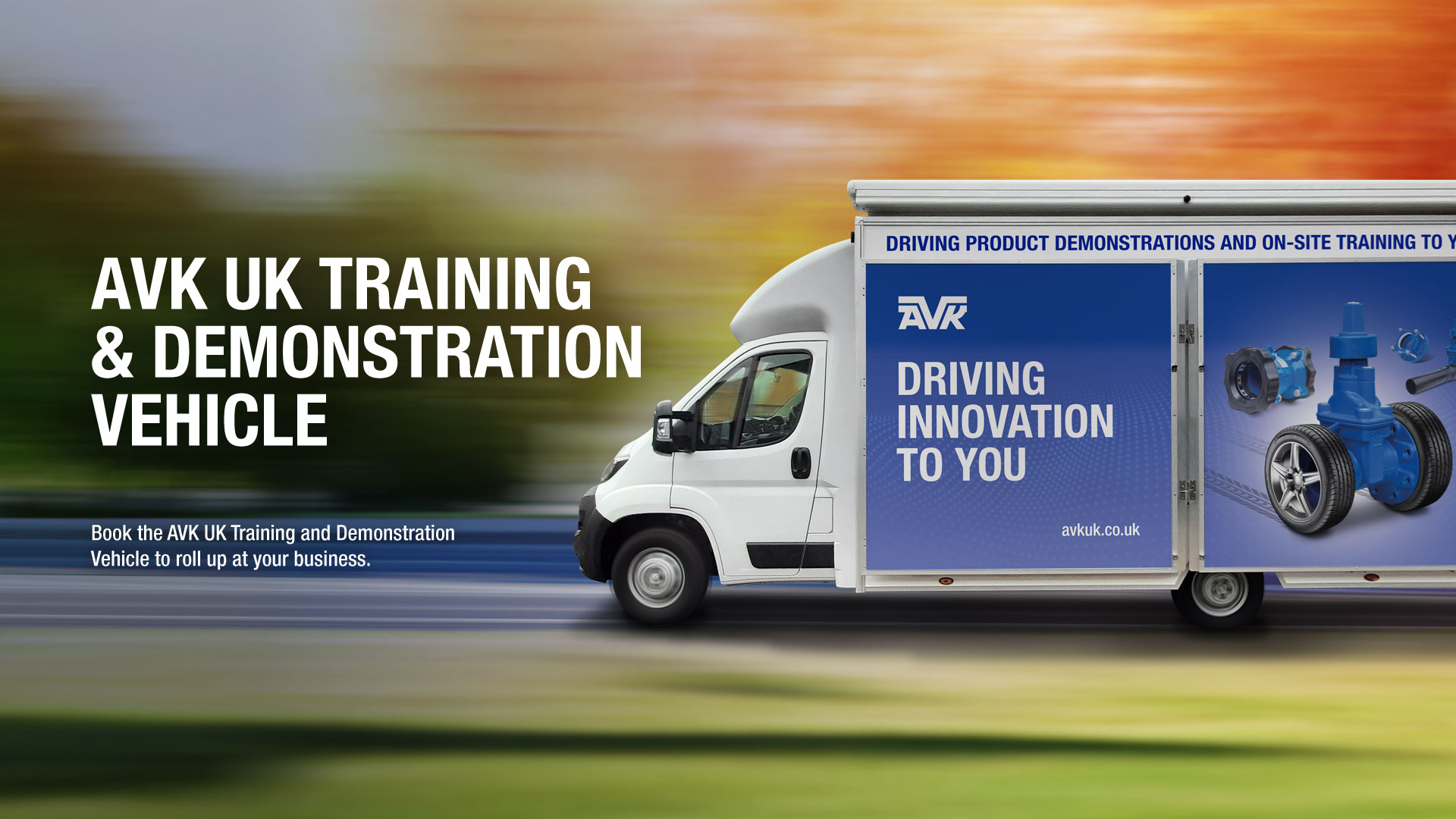 AVK UK Mobile Roadshow and Training Van