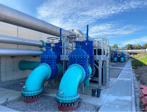 Water and Wastewater Gate valve installation