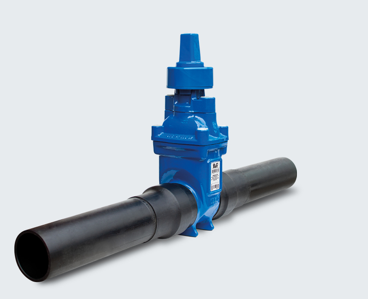 PE Tailed Gate Valves reduce installation time and leak paths