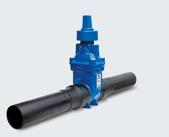 PE Tailed Gate Valves reduce installation time and leak paths