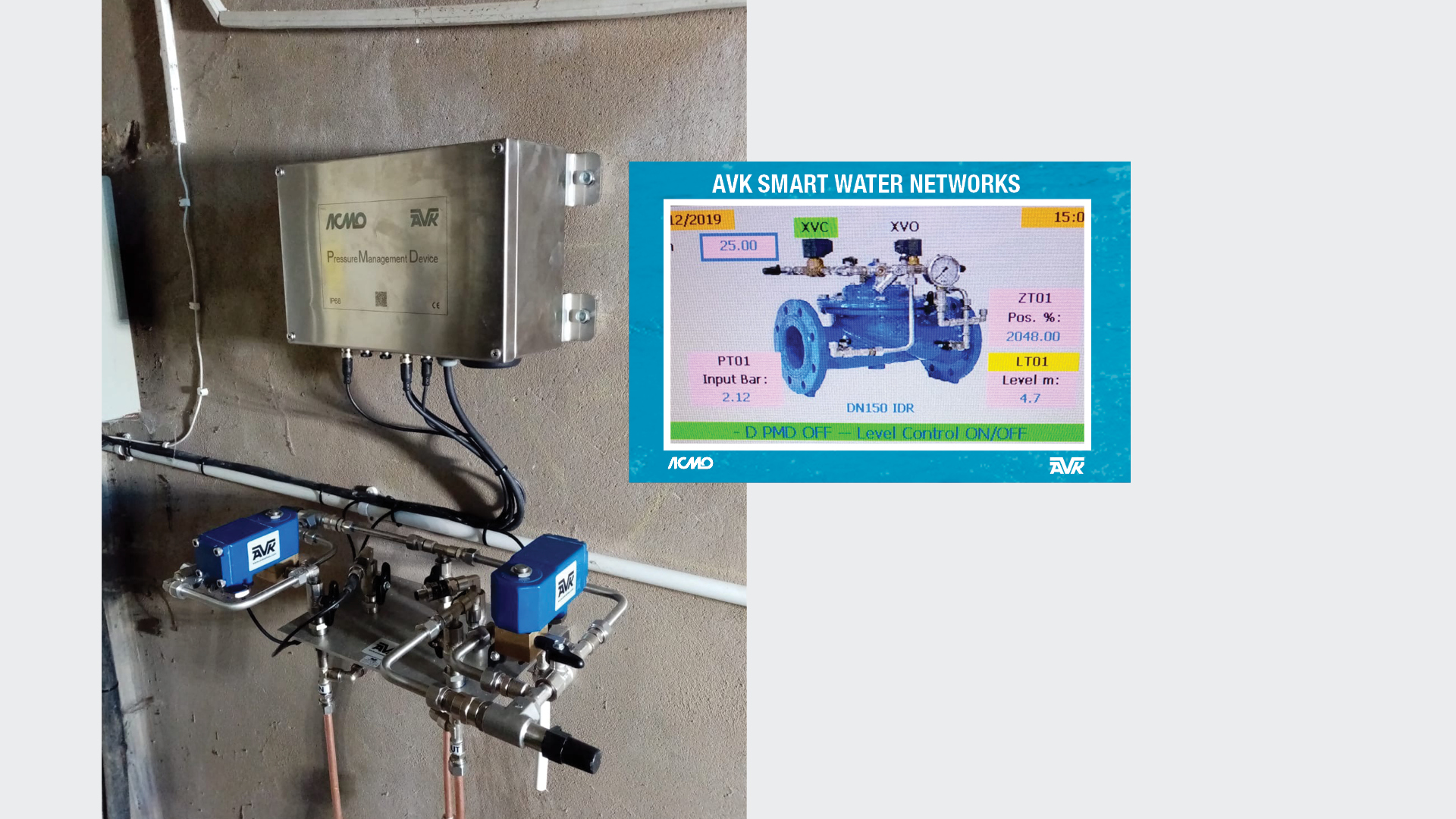AVK Smart Water Pressure Management Device