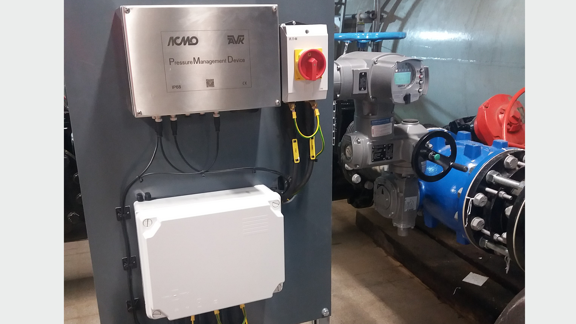 AVK Smart Water Pressure Management Device installation