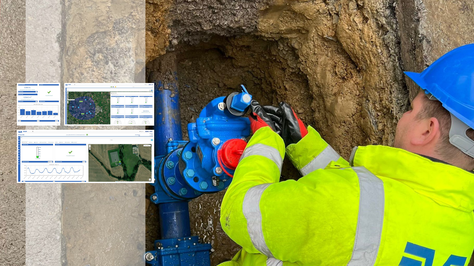 Smart Water Gate Valve and Hydrant Case Study in Wrexham using VIDI positioners to monitor activity in water network