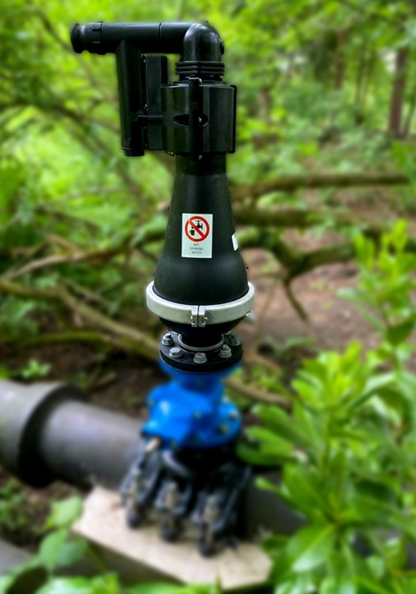 Level sensor on wastwater air valve