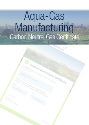 Aqua Gas British Gas Carbon Neutral Gas Cert 24 25
