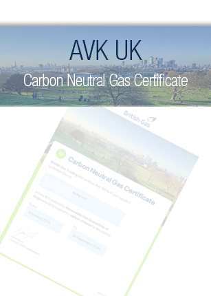 AVK UK British Gas Carbon Neutral Gas Cert 24 25