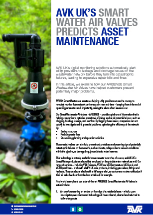 Smart Waste Water On Line Air Valves case study summary download