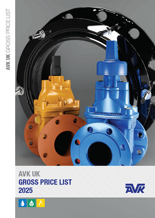 AVK UK Gross Price List Catalogue for Valves and Fittings for the Gas, Water and Waste Water Industries