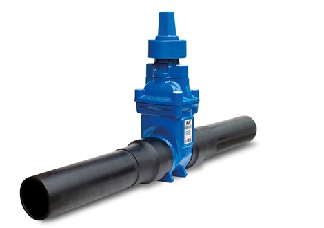 38_89 PE tailed gate valve