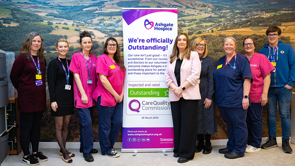 Staff at Ashgate Hospice