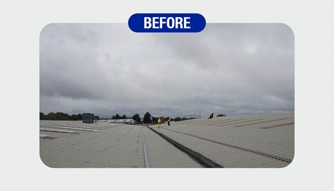 AVK Solar Panel Installation at Bryan Donkin Valves Before