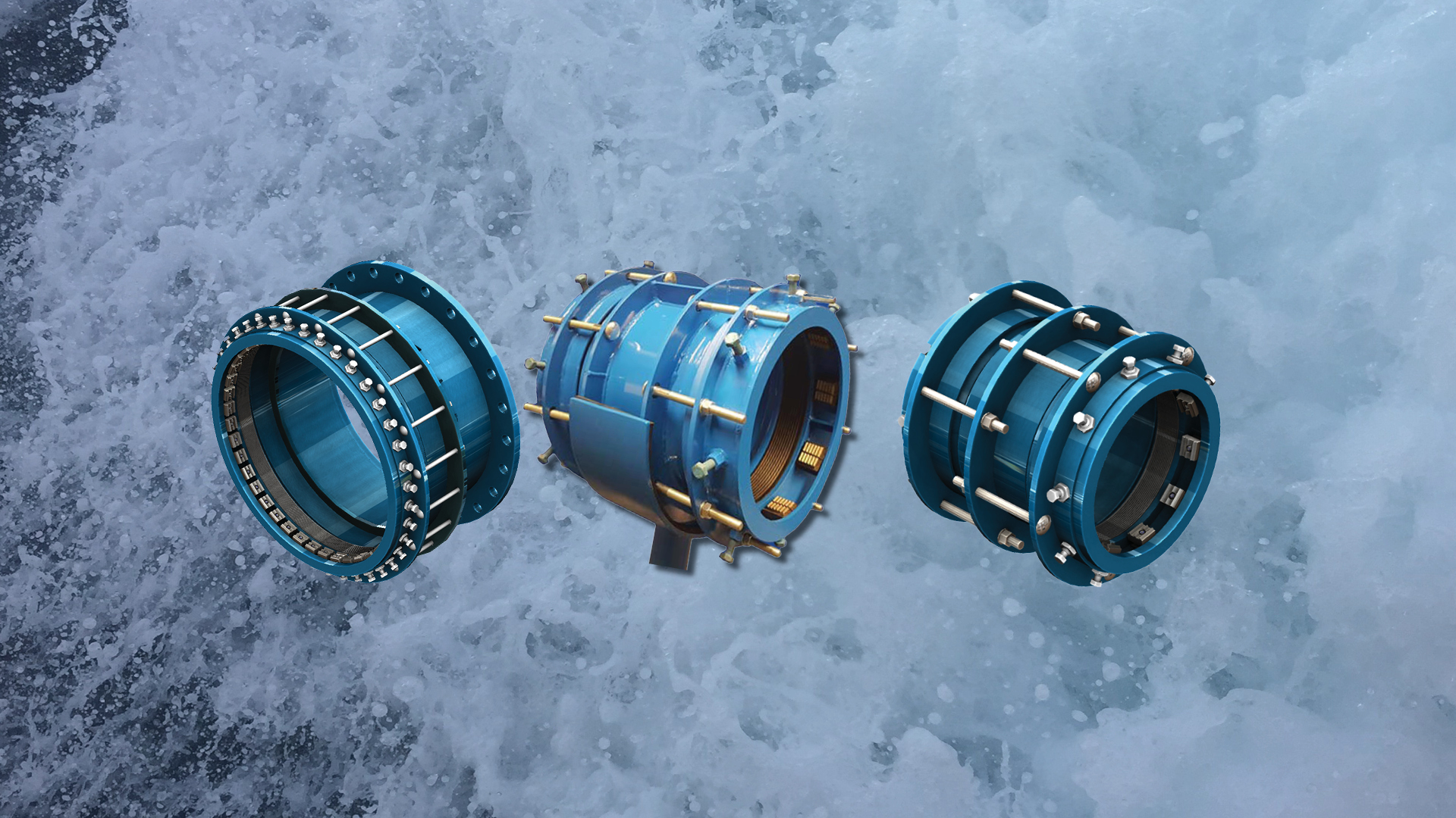AVK Tensile Resistant Flange adpators and couplings