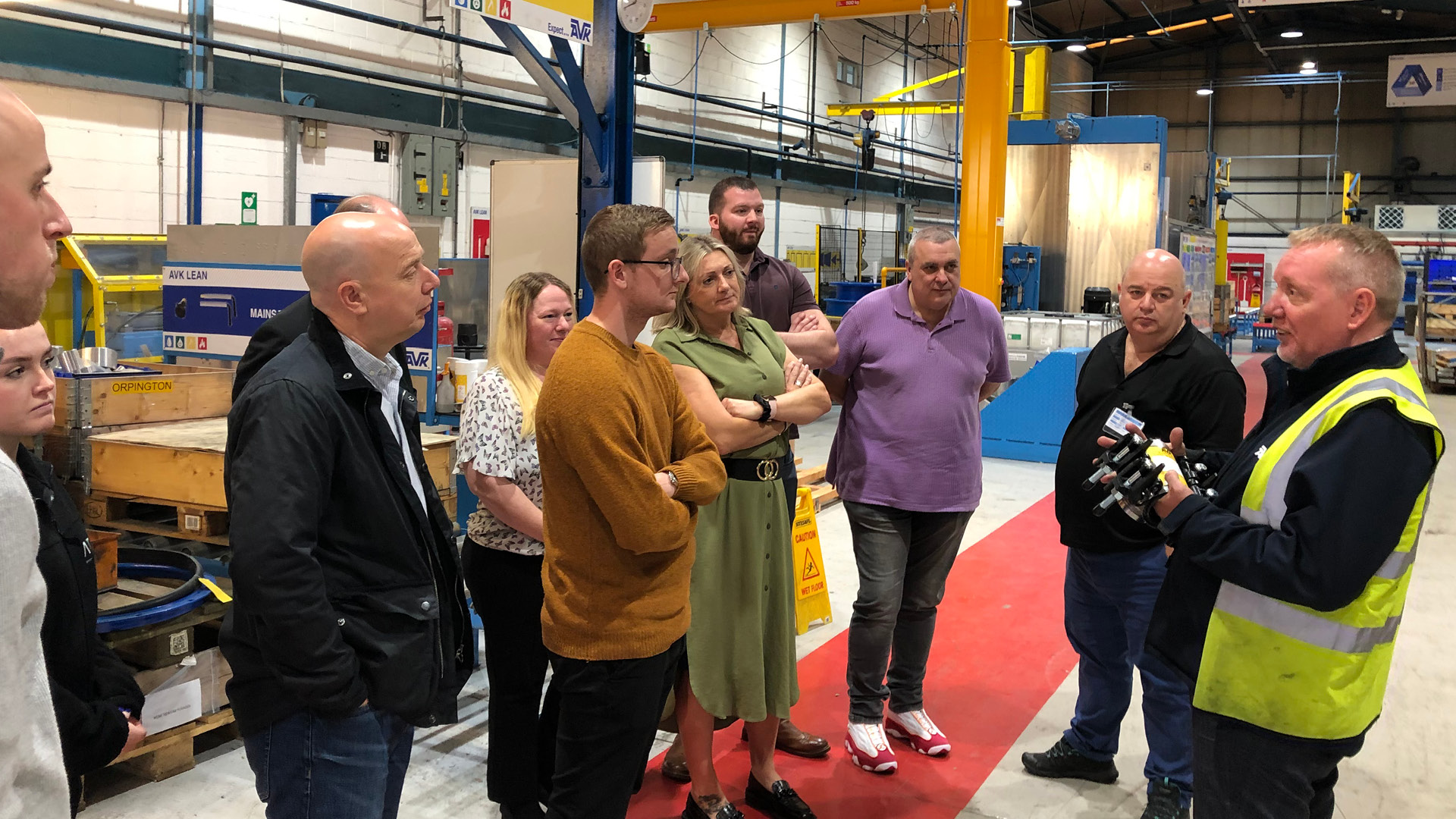 Pipe Industry Guild Visit AVK Syddal Factory