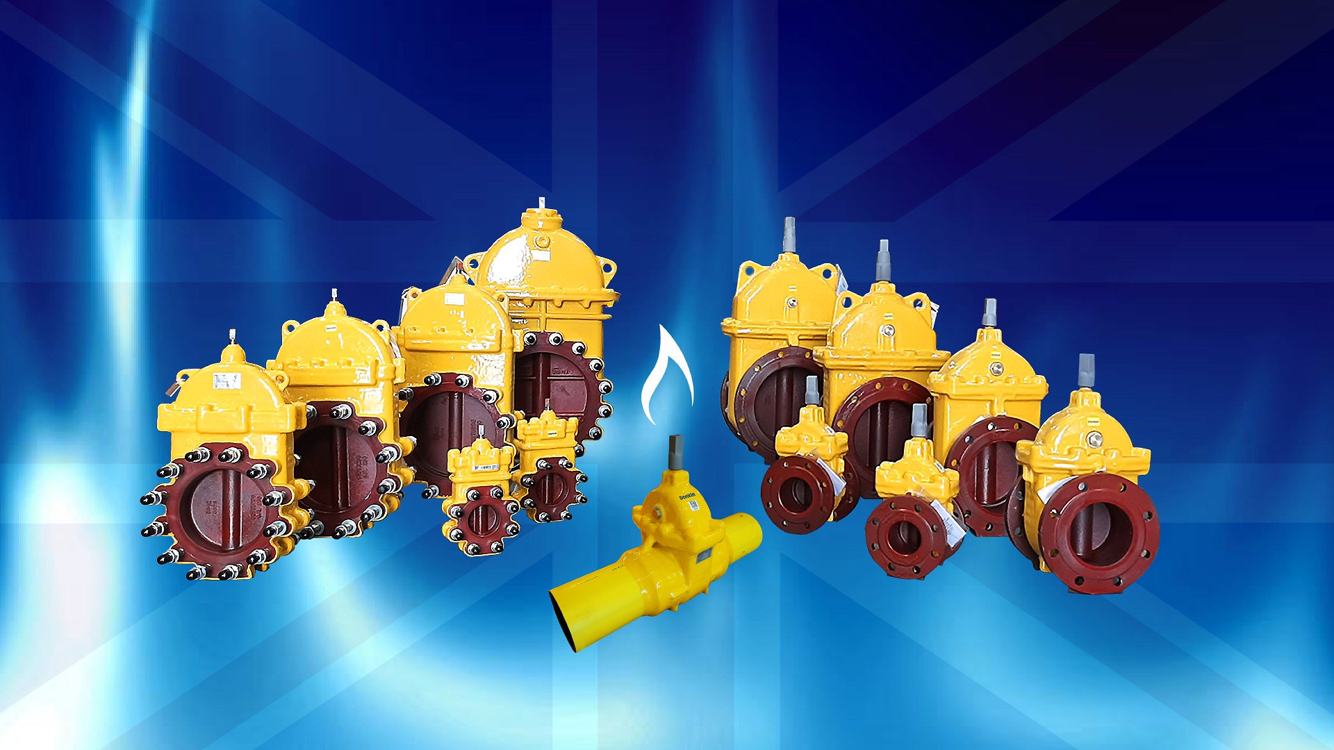 Large PUR Gas Valves AVK UK