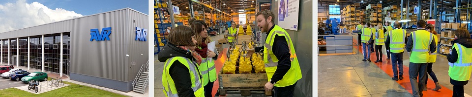 AVK LEAN training delegates and factory tour