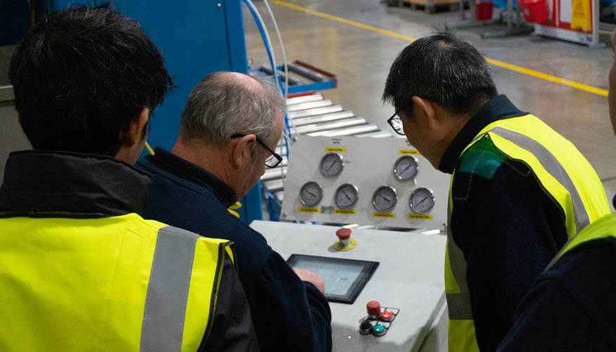 Singapore factory visit to AVK UK, customer study manufacturing data