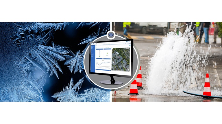 Smart Water Freeze Thaw Events VIDI sensors for immediate data transmission