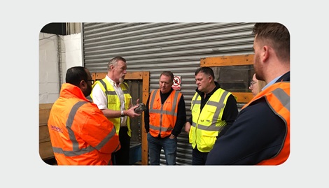  AVK UK with Strategic Pipeline Alliance Team at UK gate valve and hydrant manufacturing  site