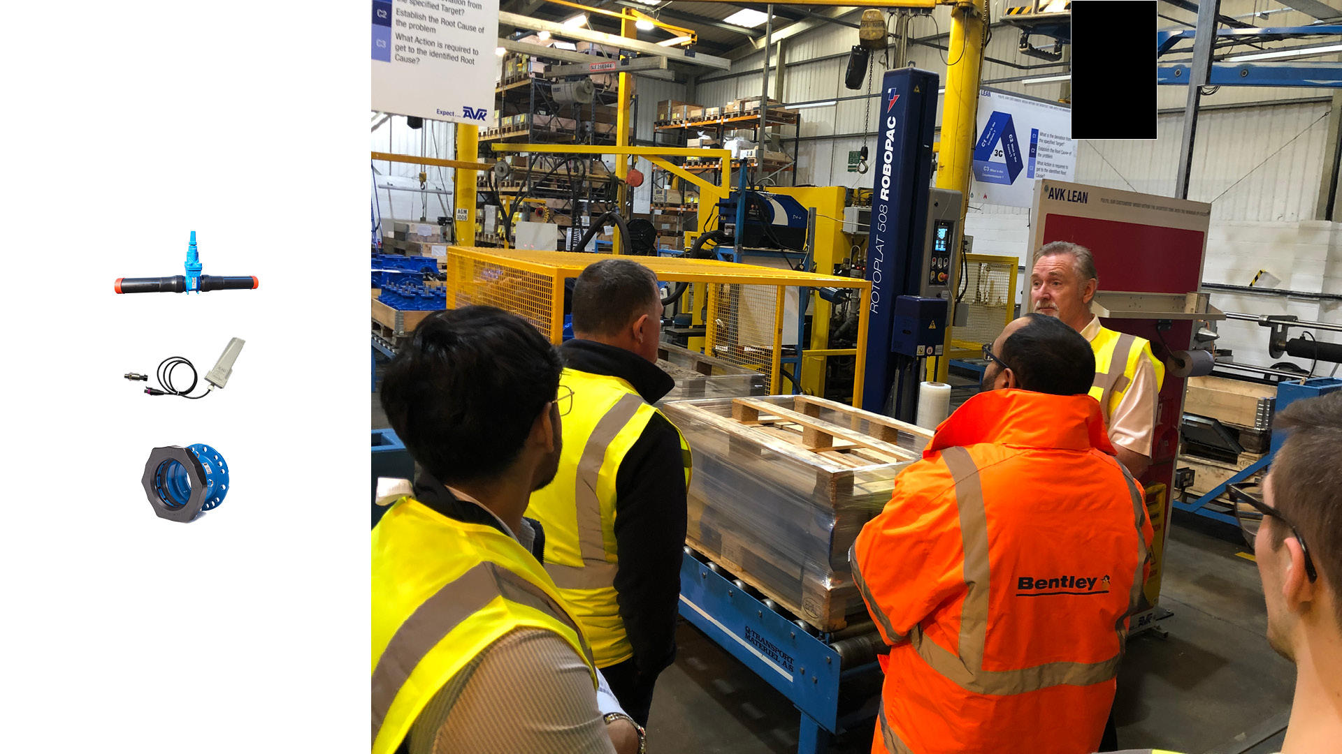 AVK UK Host  Strategic Pipeline Alliance Spa Team at the UK gate valve and hydrant manufacturing  site