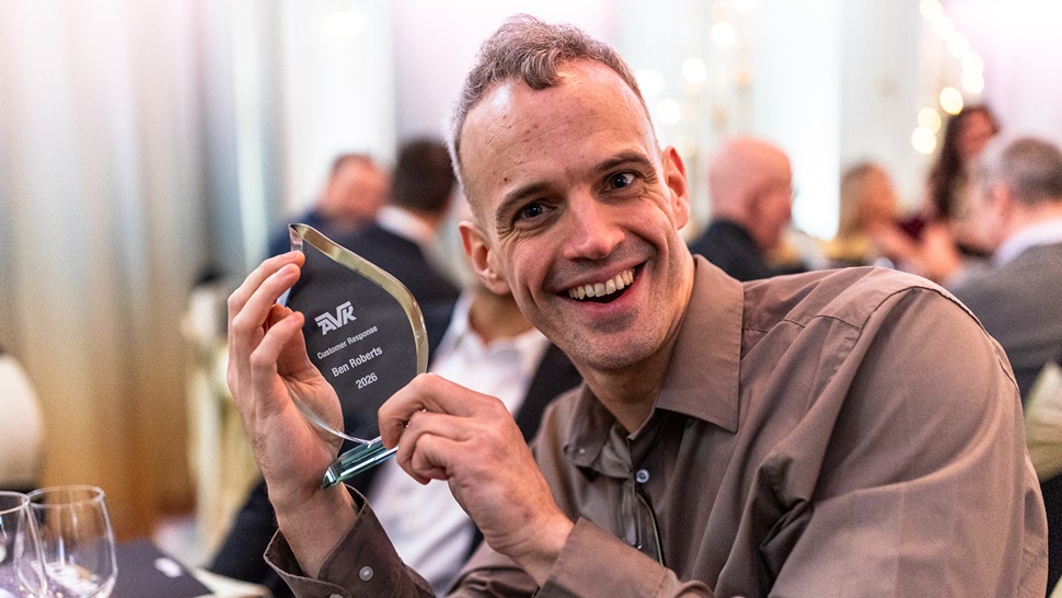 Ben Roberts winner of customer response award