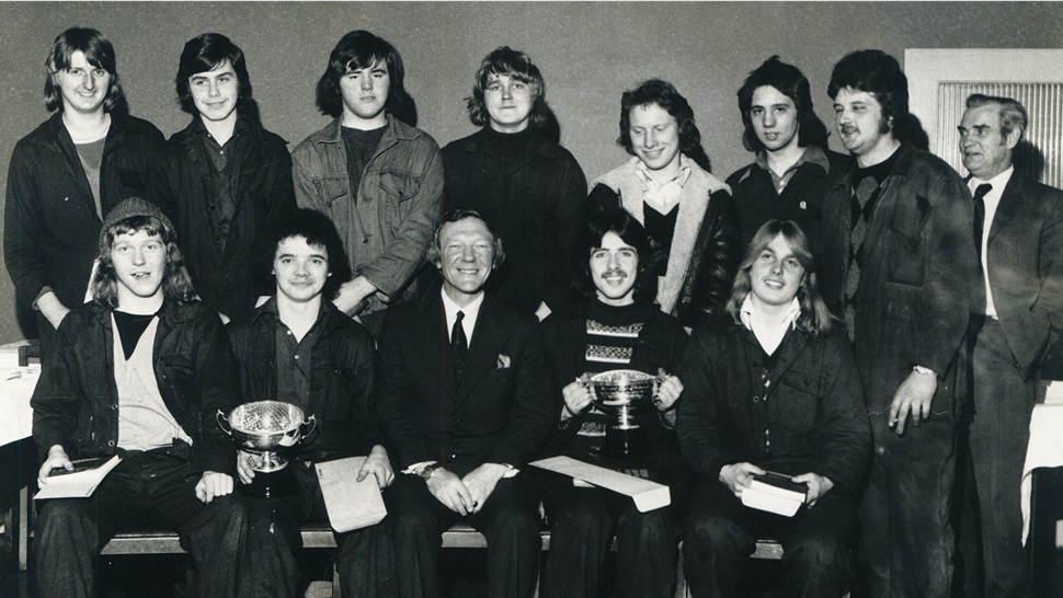 Donkin Valves Apprentices 1974 with Mick Moore