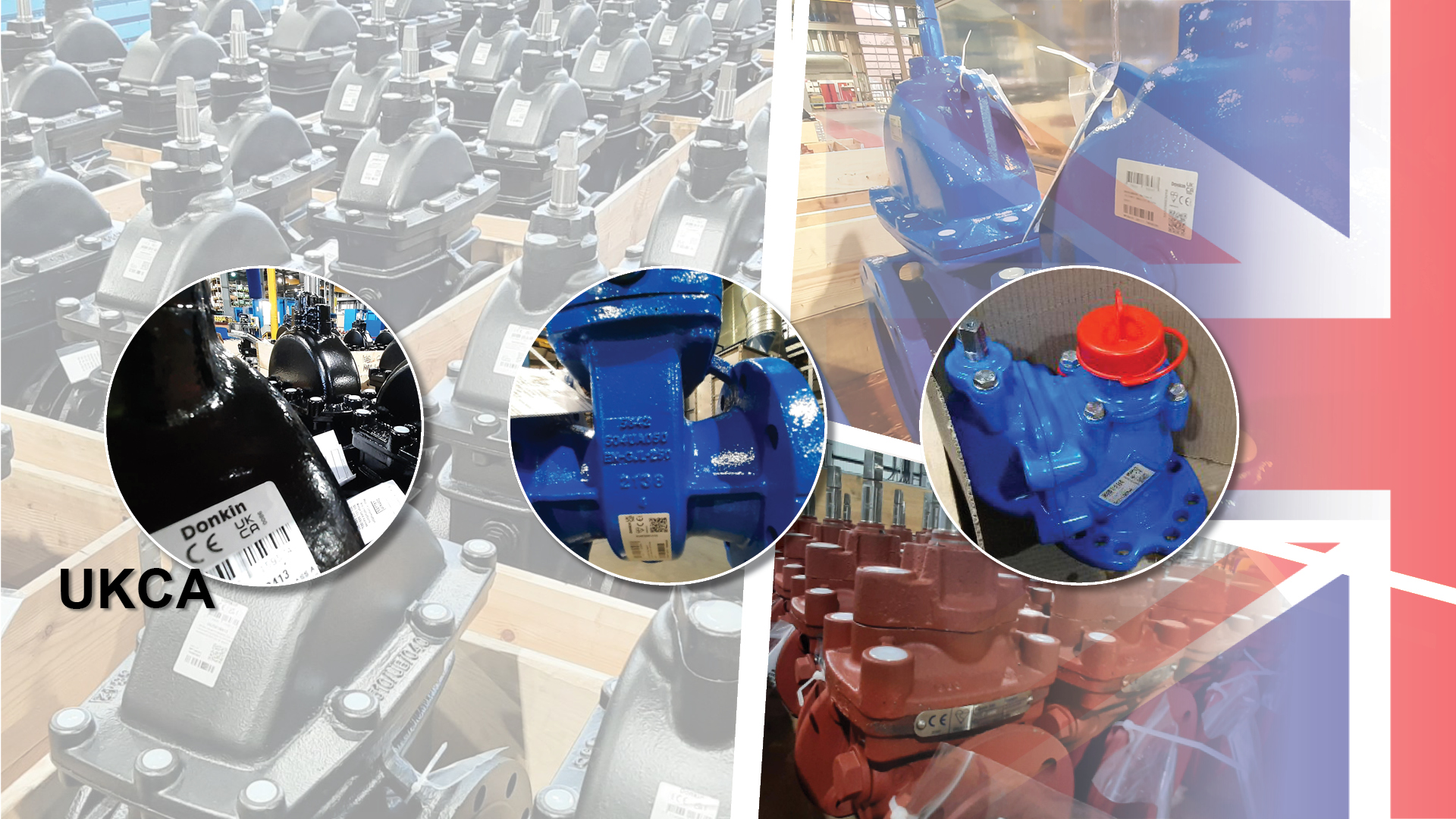 CE UKCA markings for AVK UK Water and Gas products