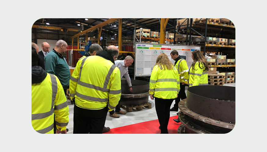 United Utilities Visit and Tour AVK Syddal Fittings and Pipe Repair Clamp Factory