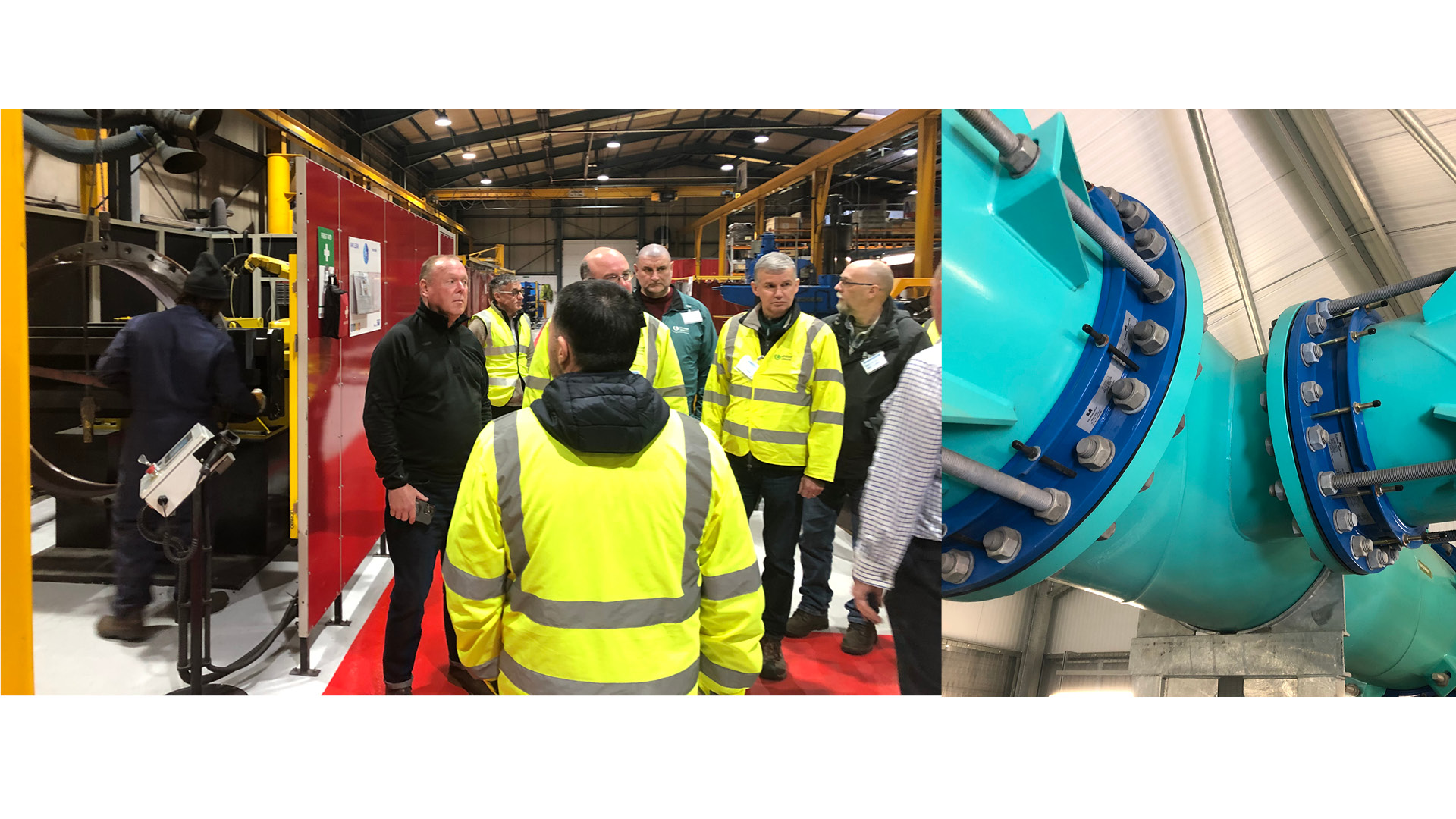 United Utilities Visit AVK Syddal Fittings and Pipe Repair Clamp Manufacturing Site