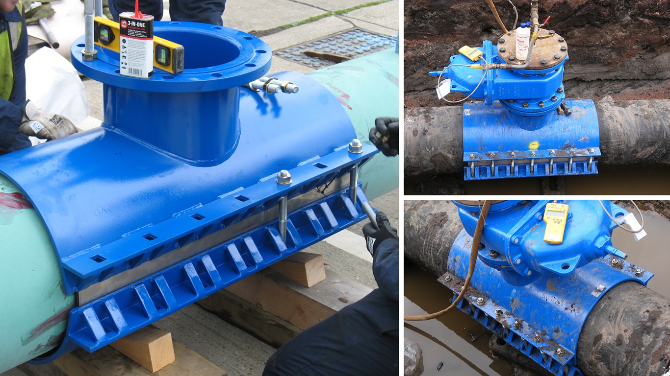 AVK Syddal 214 Flowstop tee Fitting for Gas