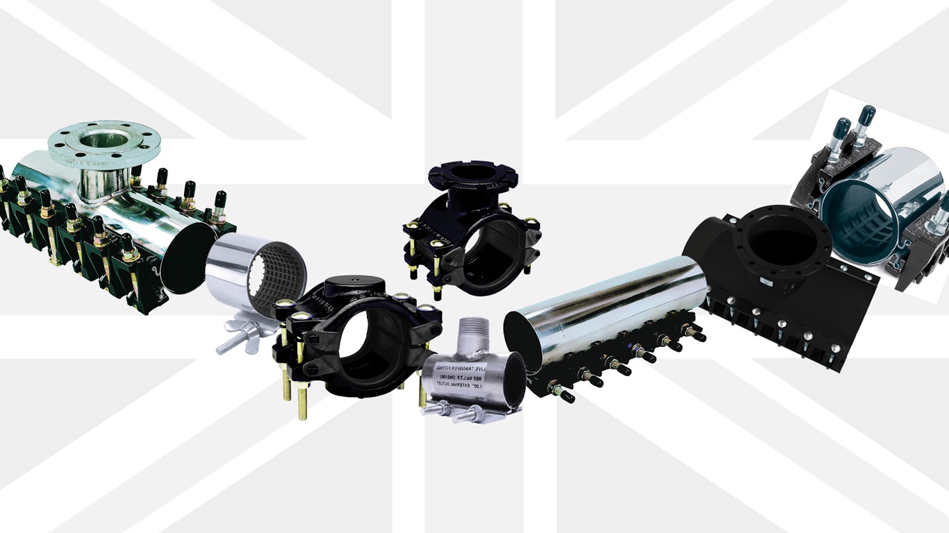 AVK UK repair fitting range for gas made in britain