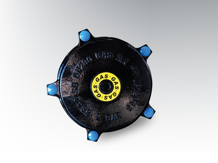 Donkin end cap for gas networks