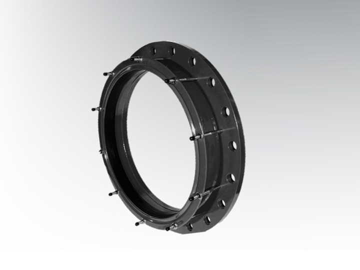 Donkin flange adaptor for gas networks