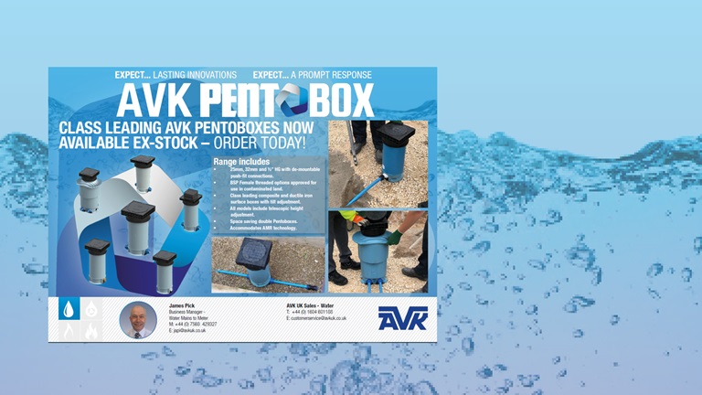 AVK Pentobox Water Meter Boxes Water Main to Meter
