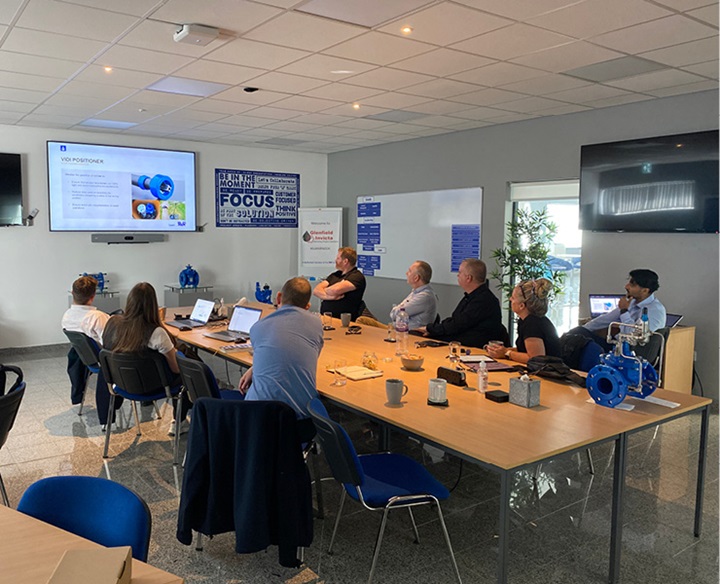 Control valve training at AVK UK with product specialists
